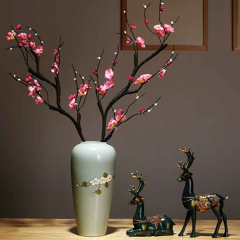 Jingdezhen ceramics vase modern new Chinese style by hand the sitting room porch place to live in dry flower arranging flowers crafts