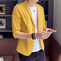 Spring clothes casual suits mens 2022 new yuppies handsome blouses jacket spring fall jacket Korean version trend handsome young western suit