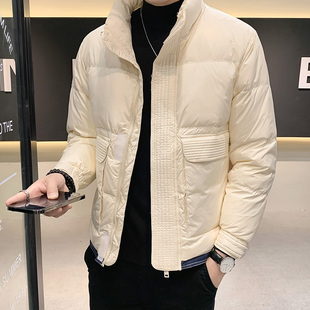 羽绒服男士短款加厚冬装潮牌2021新款秋冬季潮流帅气保暖外套男装