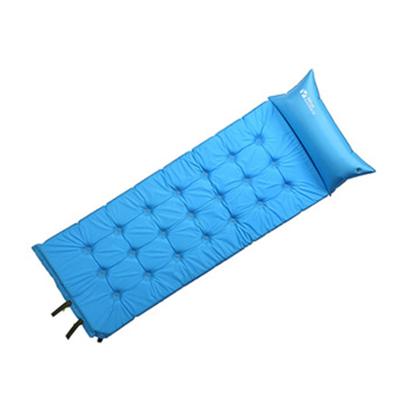 Pastoral flute single widening Thickened Camping Automatic Inflatable Moisture-Proof Tent Mat Self-Filled Cushion Lunch Break