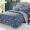 Thời trang sọc bông denim 1.8x2.2 2x2.3 2.2x2.4 m giường bông chăn - Bộ đồ giường bốn mảnh bộ chăn ga gối everon