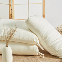 Category A raw cotton fabric infant child pillow core full cotton student pillow adult home pillow high pillow pair shooting two