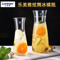 Le Meiya cold kettle transparent glass kettle household kettle fruit juice pot curling orange bottle cold water Cup