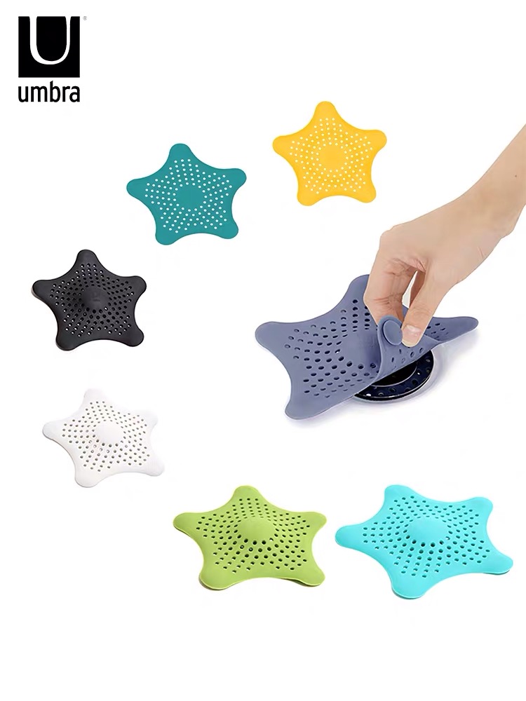 um Canada umbra starfish hair filter powder room sewer floor drain patch pool tank anti-blocking