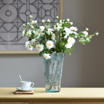 New {Limited time} ㊣ Spanish imported VSM glass vase square flower home decoration ornaments