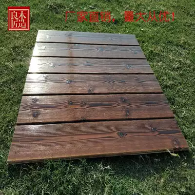Sauna board solid wood gusset board paint-free hanging ceiling balcony living room bedroom wall panel with slot board carbonized wood gusset board