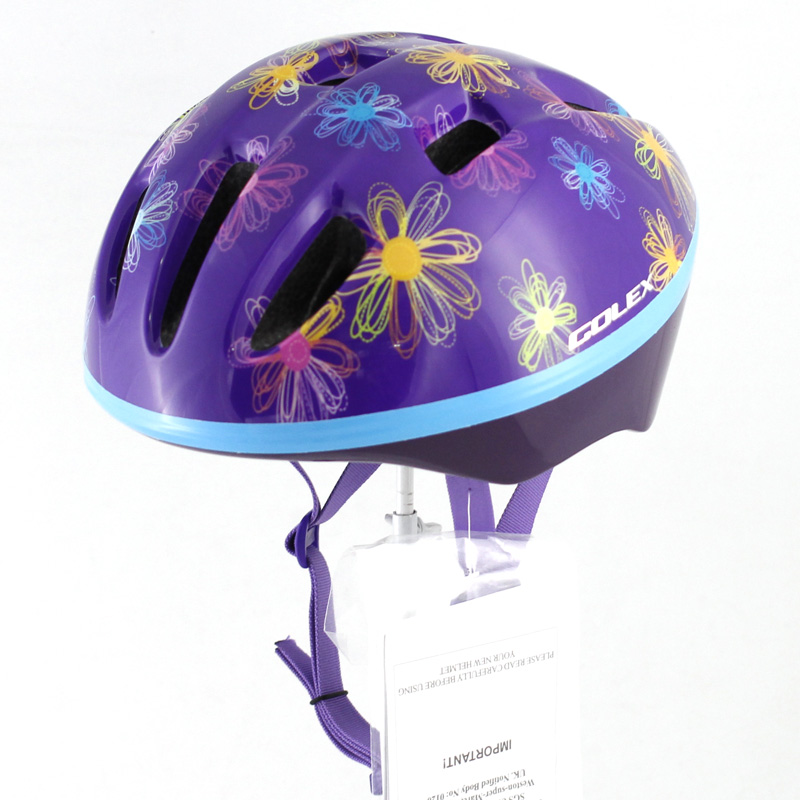 FOREIGN TRADE EXPORT STOCKS] GOLEX CHILDREN BIKE Cycling Wheel Skating Sports Safety Helmet Small Code 9 Holes Multicolored