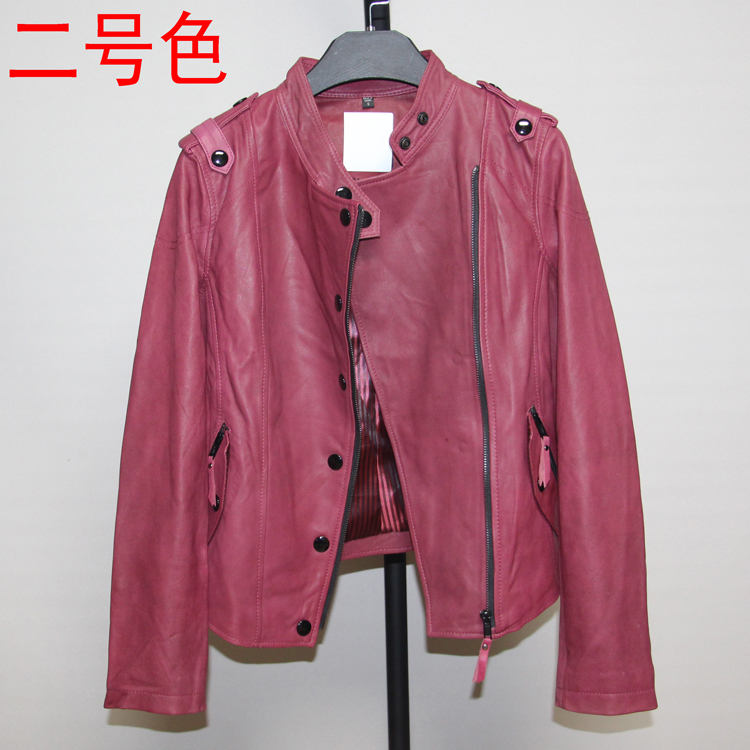 Spike chỉ 199 nhân dân tệ, giải phóng hàng tồn kho da cừu nhỏ bằng da nữ nhiều màu mỏng ngắn áo khoác da nữ zara