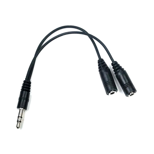 20CM 3 5mm audio one-point two-bus headphone one-point two-line one male and two-female