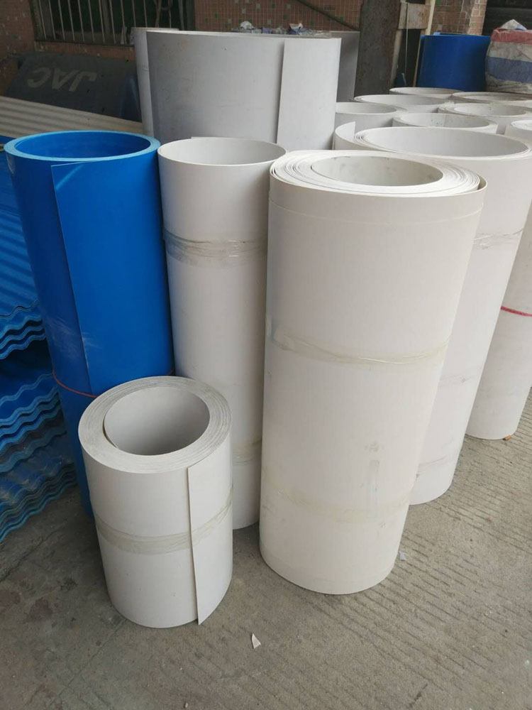 PVC flat plastic board Waterproof insulation tile Anti-corrosion board Acid and alkali ash board tile Zhongxingsheng new building materials