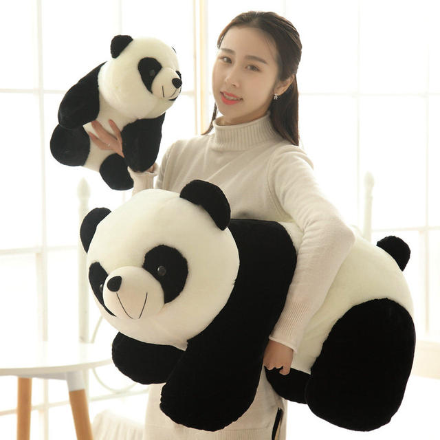 Panda Doll Plush Toy ເດັກຍິງຂະຫນາດໃຫຍ່ Hug ຫມີ Doll ນອນ Pillow Rag Doll ຂອງຂວັນເດັກນ້ອຍ Boy