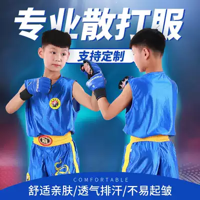 Jing Sand Sanda costume training boxing fight uniforms Muay Thai martial arts training uniforms children's men's and women's suits