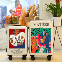 Net red trolley box Female export Japan custom ins suitcase Universal wheel suitcase Male large capacity password box