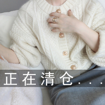 Spring Knitted Cardigan Short Jacket 2021 New Explosive Spring and Autumn Womens Sweater Lazy Wind Thin Top Tide