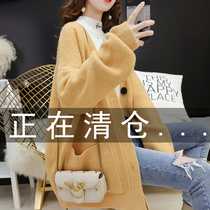 Early autumn knit cardiovert short coat lady sweater 2022 Spring autumn season new womens clothing Lazy Blouse Thin