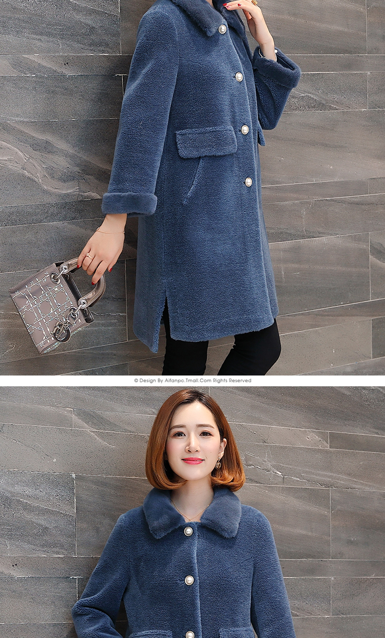 Manteau de fourrure femme EOFN   - Ref 3174194 Image 24