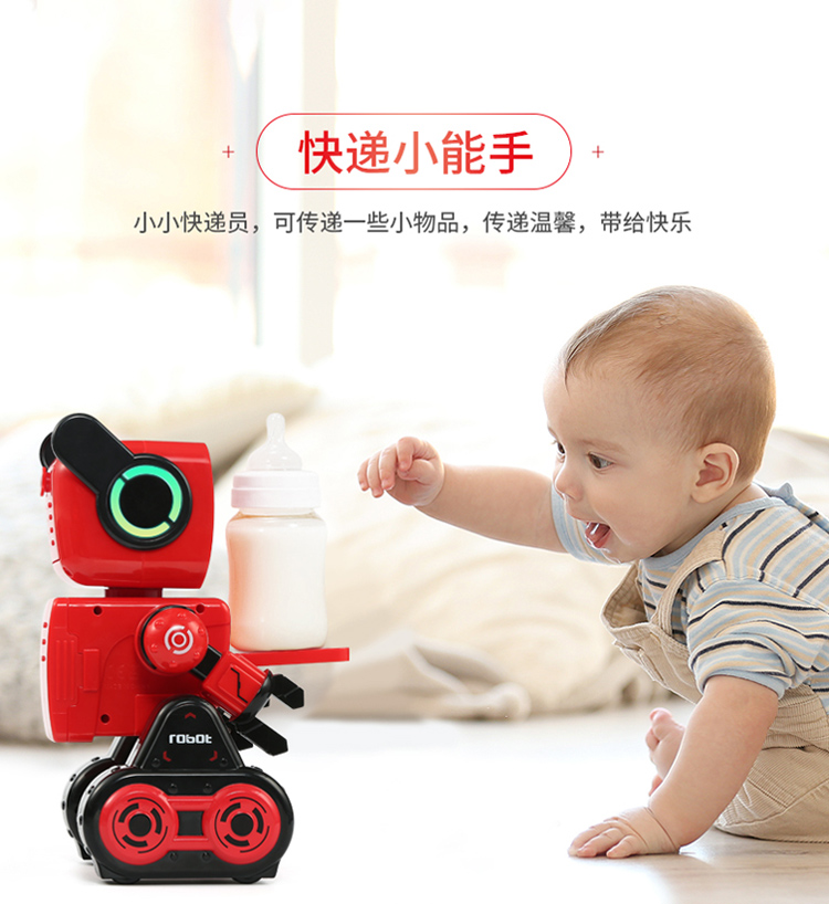 Robot đồ chơi thông minh tương tác thời thơ ấu trẻ em cậu bé điện nhảy múa kể chuyện sắt nhỏ điều khiển từ xa robot