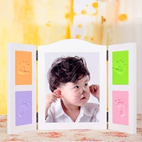 Белая рама+фиолетовый оранжевый порошок зеленый