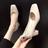 Обувь, универсальные туфли на высоком каблуке, коллекция 2022, тренд сезона