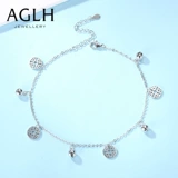 Медный браслет на ногу, цепочка, колокольчик, сексуальный аксессуар, серебро 925 пробы, популярно в интернете