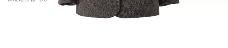 Áo khoác cashmere mới hai mặt nữ ngắn phần xương cá nhỏ giản dị phù hợp với áo khoác nữ phiên bản Hàn Quốc - Accentuated eo áo mẫu áo măng tô nữ đẹp 2019