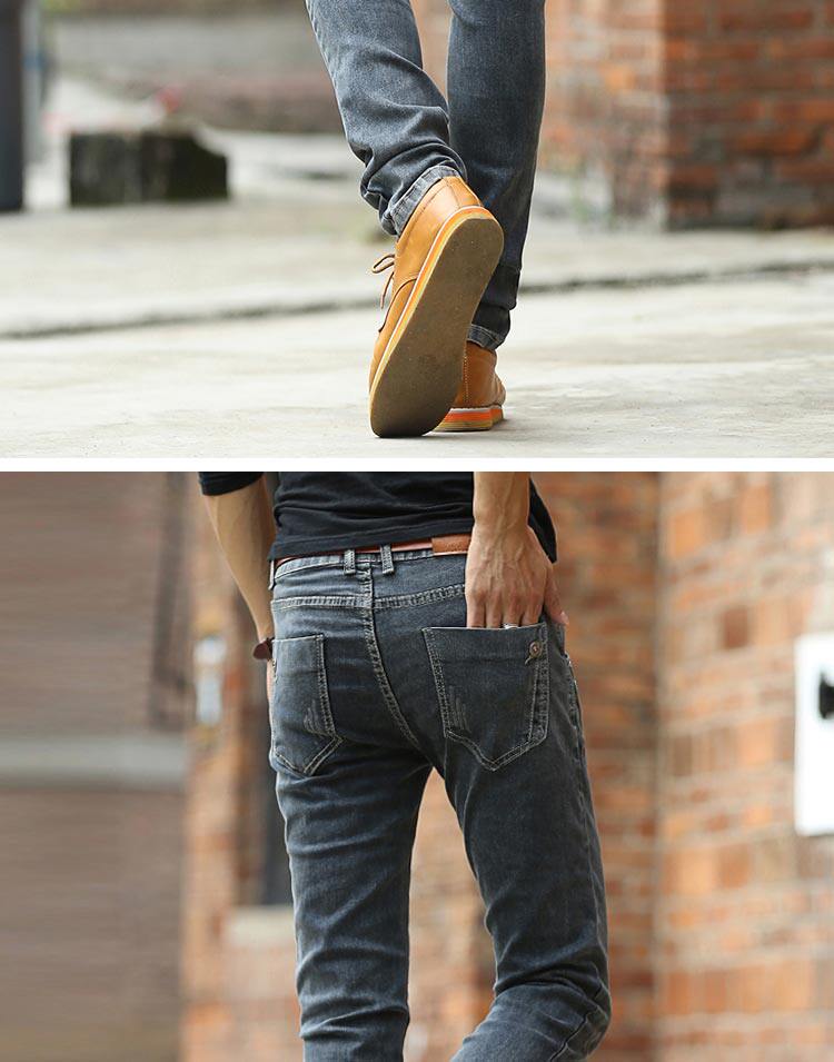 Jeans pour adolescent pieds Slim pour Quatre saisons - Ref 1462381 Image 30