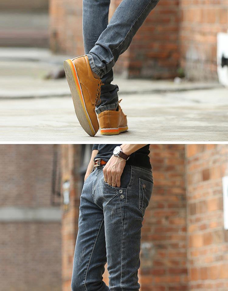 Jeans pour adolescent pieds Slim pour Quatre saisons - Ref 1462381 Image 31