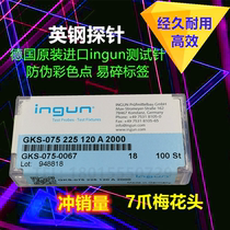 GKS075 225 120A2000 Original ingun test needle British steel probe fixture spring thimble