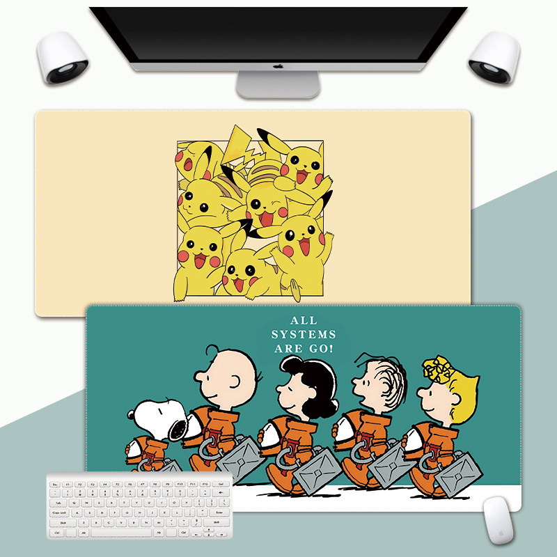 Mouse Pad Super Large Office Computer Pads Creative Ins and Wind Custom Wrist Thickened Student Home Keyboard Mat-Taobao