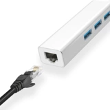 USB в RJ45 Интерфейс Macair3 Port Hub Splitter Cable Cable Card Card Сетевая конвертер кабеля кабеля