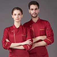 Одиночный с длинным рукавом красный