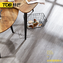Thickened wear-resistant waterproof non-slip SPC lock floor PVC snap-button wooden floor without glue-free household floor renovation