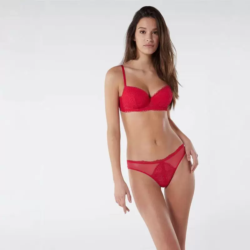 Italy Intimissimi София сексуальное кружевное push-up тонкое без косточек бюстгальтер RID1387