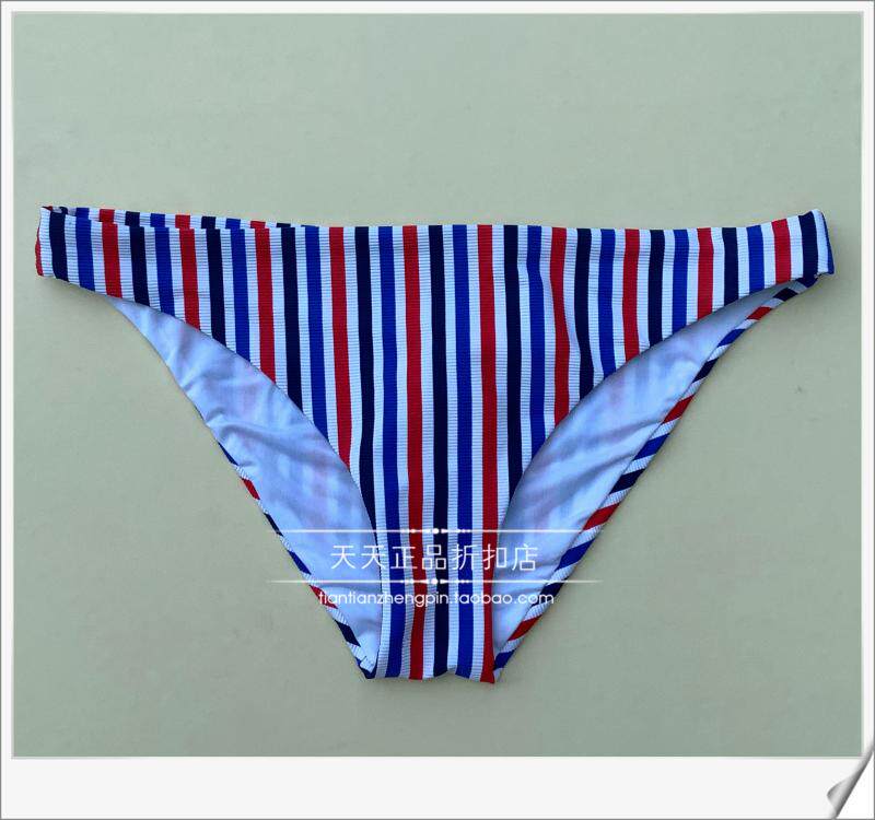 Женская плавках 意大利calzedonia marty条纹系带蝴蝶结三角比基尼 rti1587/sn0