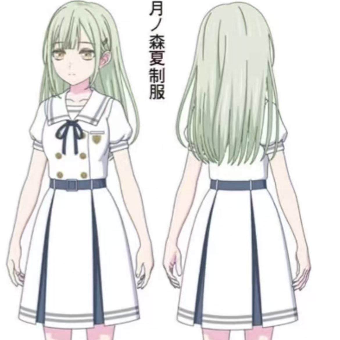 BanDream mygo月之森夏服全员仓田真白cos服装制服水手服