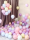 100只气球装饰结婚儿童周岁生日派对马卡龙汽球场景布置加厚混色