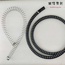 Motorcycle oil-cooled radiator oil-cooled pipe rubber tube steel wire spring sheath spring sheath