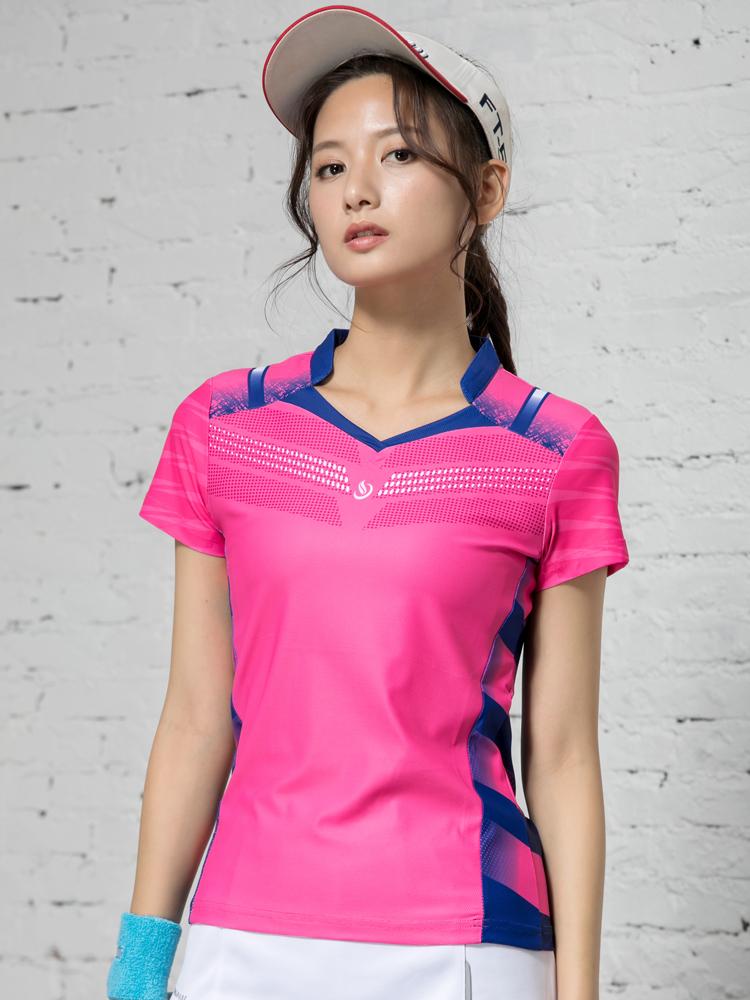 Jingmai 2021 new table tennis clothes badminton clothes women's top quick-drying sportswear short-sleeved men's summer