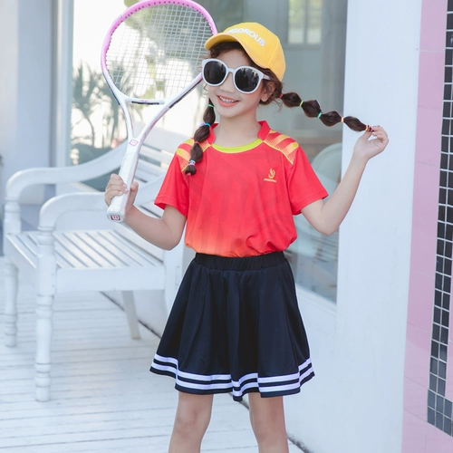 竞迈 Детская форма для бадминтона, теннисная быстросохнущая одежда для тренировок для настольного тенниса, коллекция 2021