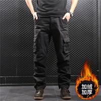 Черные флисовые штаны