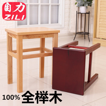 Solid wood stool solid wood small stool small square stool wooden bench bench bench childrens chair Special