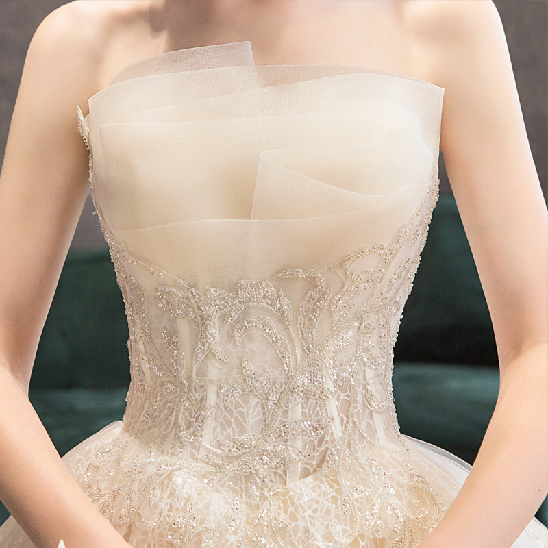 Starry sky, elite tube top for bride, new collection, lace dress Starry sky, elite tube top for bride, new collection, lace dress