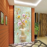 Diamond Embroidery 2020 Новая вертикальная версия Ping Arich Vase Diamond Painter и благоприятная картина Magnolia Living Room