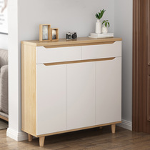 Shoe frame household entrance door simple large capacity small household locker simple modern balcony Nordic shoe cabinet