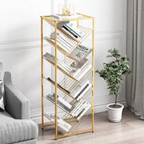 Shelf light extravagant small bookshelves Wall corner living room Multi-floor iron art office short floor home minimalist bedroom bookcase