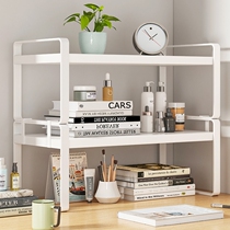 Desktop shelves for simple bookshelves small iron office collated shelves on desk cosmetic shelves