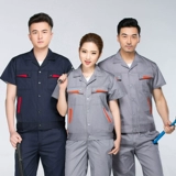 Летняя одежда, комбинезон, униформа, комплект, короткий рукав