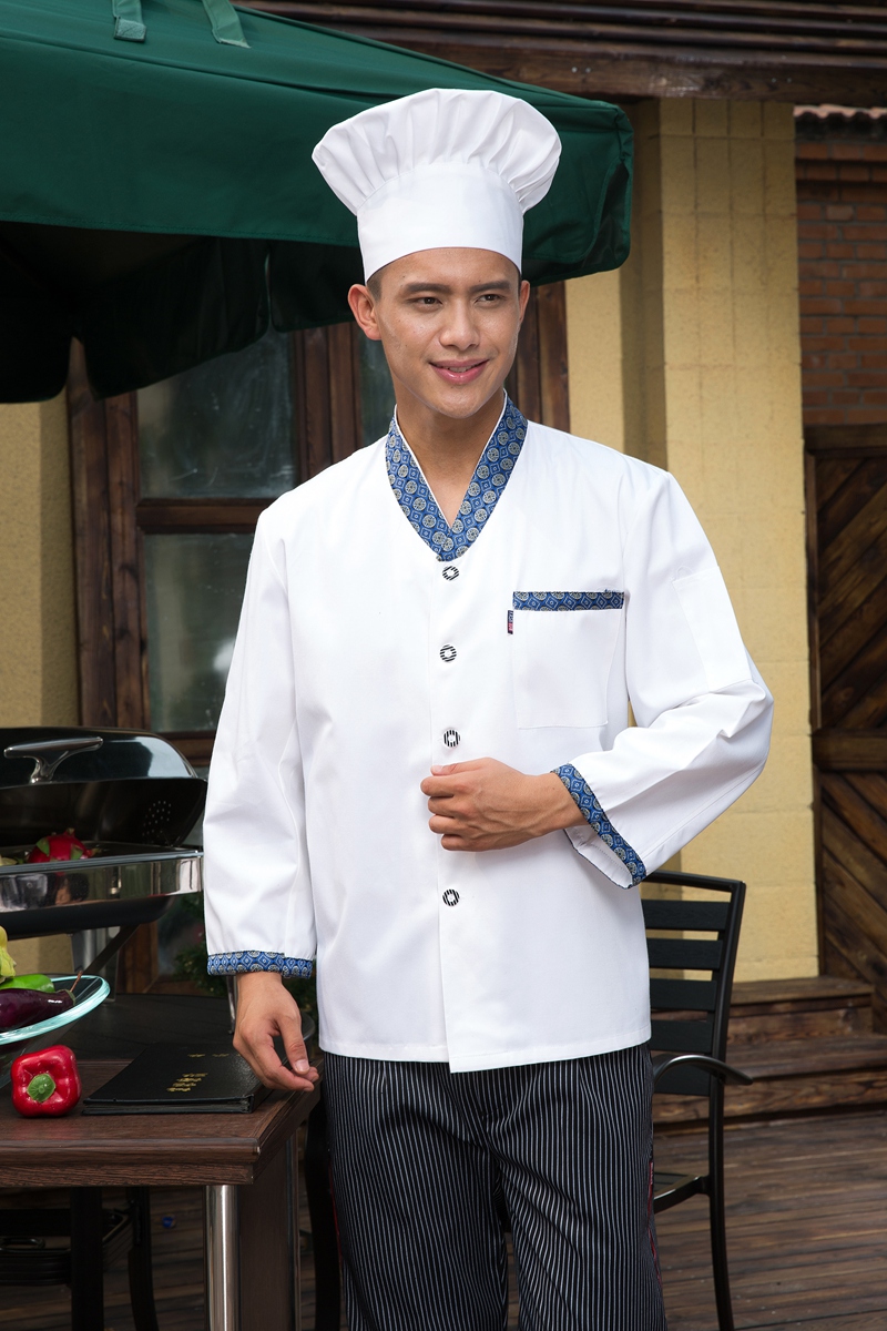 Veste chef cuisinier en coton - Ref 1908086 Image 41