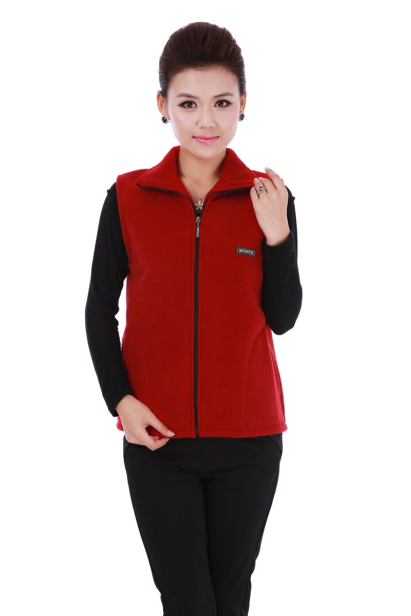 Áo vest mùa đông vest vest vest Màu đơn giản siêu thị cửa hàng cotton vest lông cừu nam và nữ kích thước lớn áo gile phao