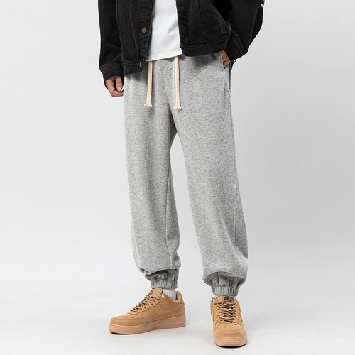 Демисезонные утепленные штаны для отдыха, оверсайз, в американском стиле